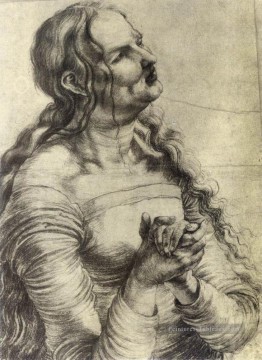 renaissance Tableau Peinture - Femme pleureuse Renaissance Matthias Grunewald